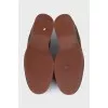 Brown suede brogues