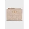 Caro Dahlia Leather Wallet