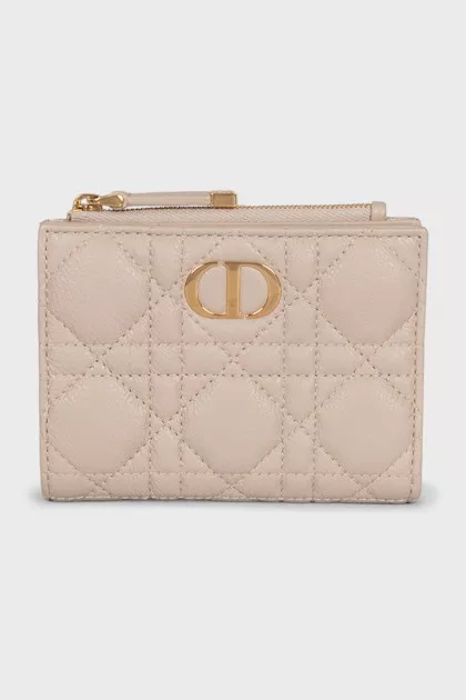 Caro Dahlia Leather Wallet