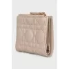 Caro Dahlia Leather Wallet