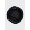 Black beret with crystals