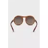 Sunglasses with a shaped nose bridge