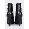 Wedge-heeled ankle boots