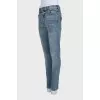 Tapered jeans with signature hardware