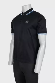 Men's polo shirt with brand logo