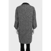 Reversible coat with belt