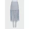 Blue skirt with decorative details