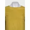 Green silk dress