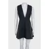 Gray sleeveless dress