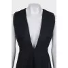 Gray sleeveless dress