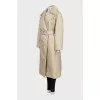 Beige wrap coat