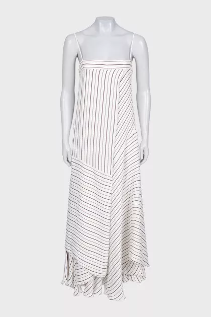 Loose-fitting striped sundress