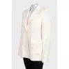 Fitted linen jacket