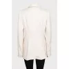 Fitted linen jacket