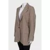 Single-breasted button-down jacket