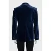 Blue velvet jacket