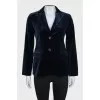 Velvet blue jacket