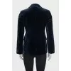 Velvet blue jacket