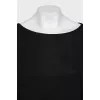 Loose-fitting wool dress