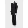 Pinstripe wool suit