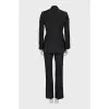 Pinstripe wool suit