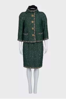 Suit with a jacket and dress