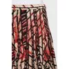 Full printed silk skirt
