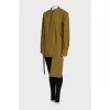 Straight-cut shirt with elongated elements