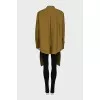 Straight-cut shirt with elongated elements