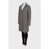Cashmere button-down coat