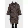 Wool and cashmere cardigan with buttons