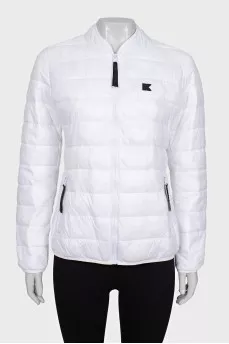 White quilted jacket