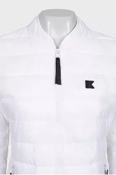 White quilted jacket