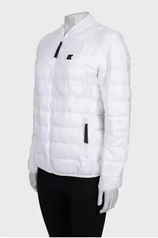White quilted jacket