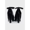 Vintage velvet shoes