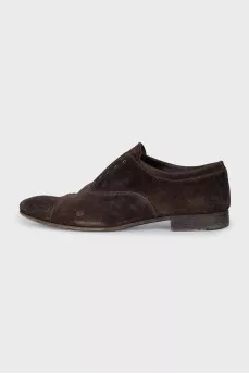 Men's brown suede shoes
