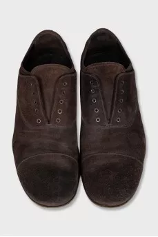 Men's brown suede shoes