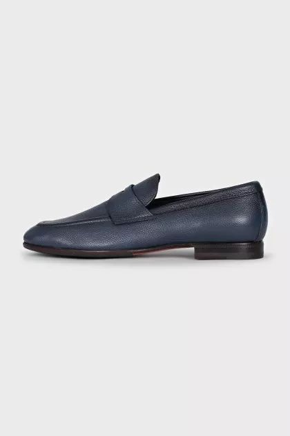 Men's blue loafers