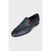 Men's blue loafers