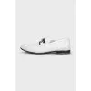 Men's perforated leather loafers