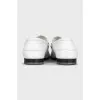 Men's perforated leather loafers