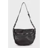 Leather shoulder bag