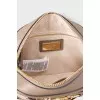 Brown crossbody with gold hardware