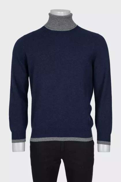 Men's cashmere turtleneck