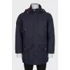 Men's straight blue jacket