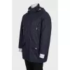 Men's straight blue jacket