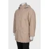 Men's beige jacket