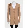 Wool and cashmere cardigan with buttons