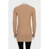 Wool and cashmere cardigan with buttons