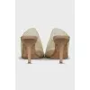 Transparent rubber mules